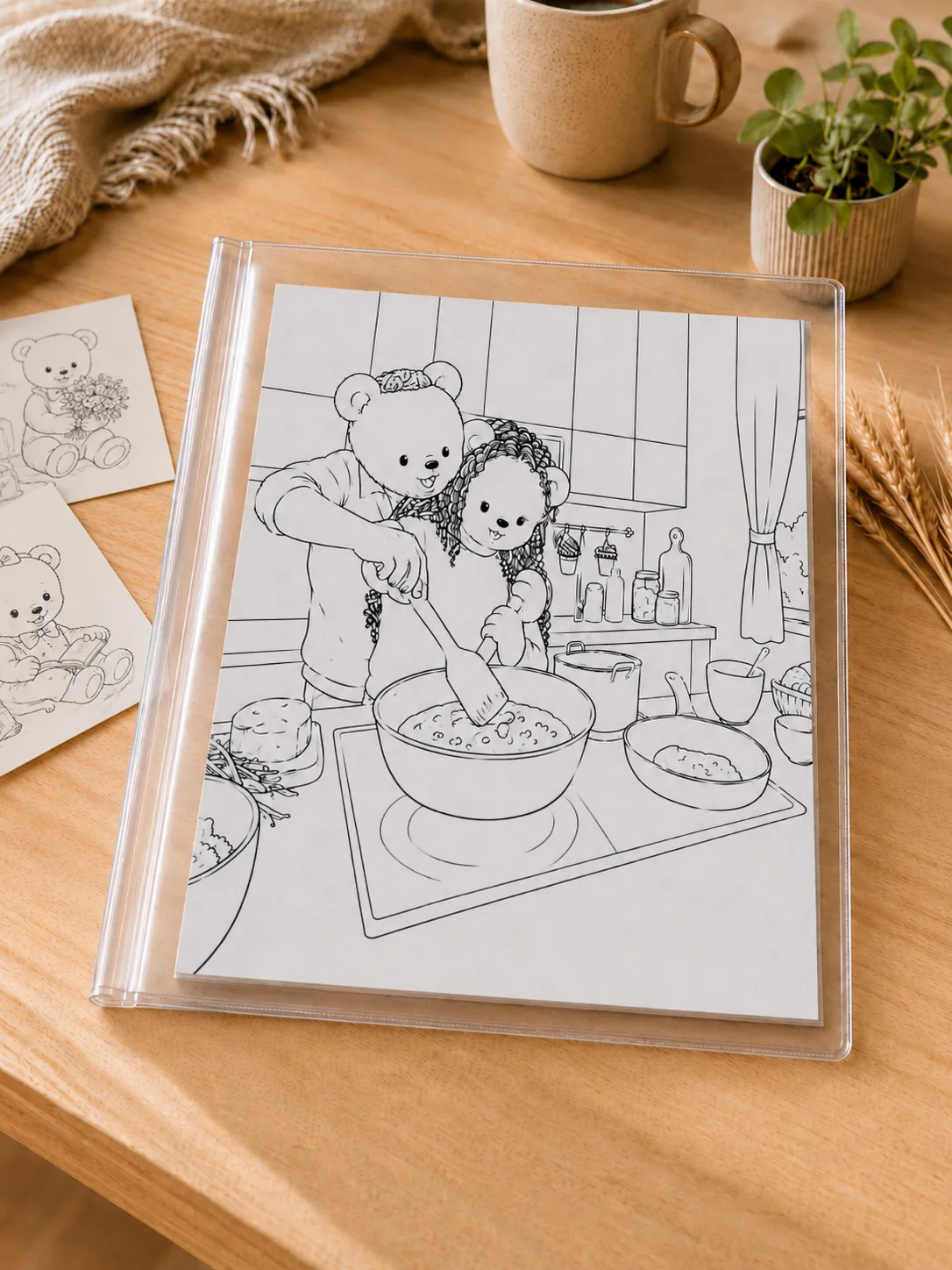 Álbum físico personalizado pronto, recebido pelo cliente